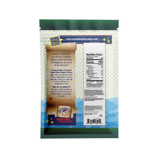 Crispy Tempura Seaweed Snack Chips Original Flavor