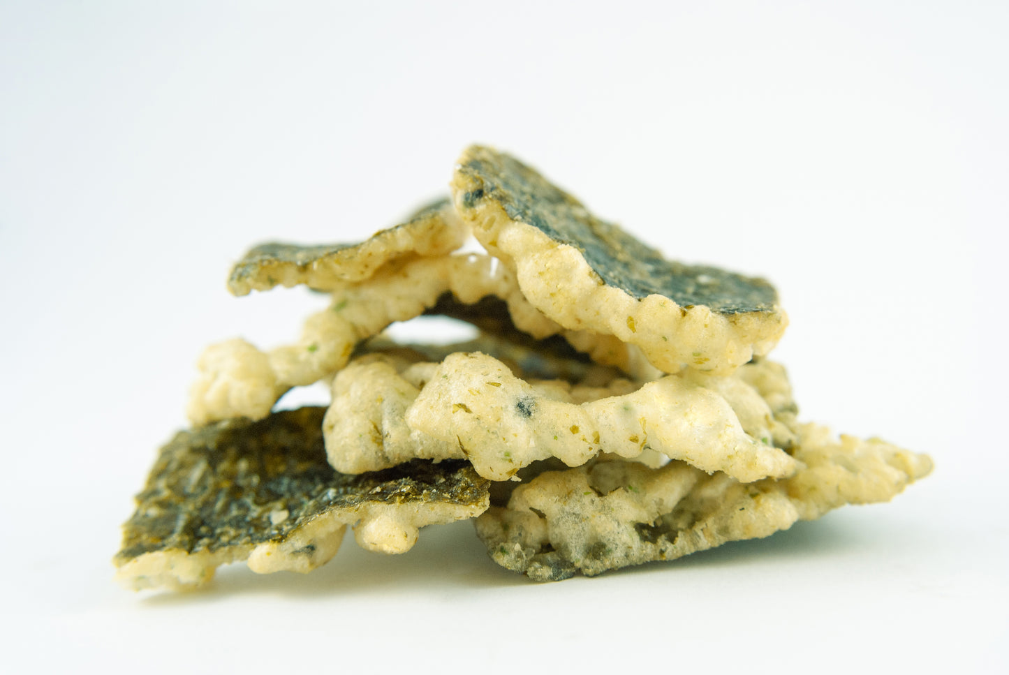 Crispy Tempura Seaweed Snack Chips Wasabi and Soy Sauce Flavor