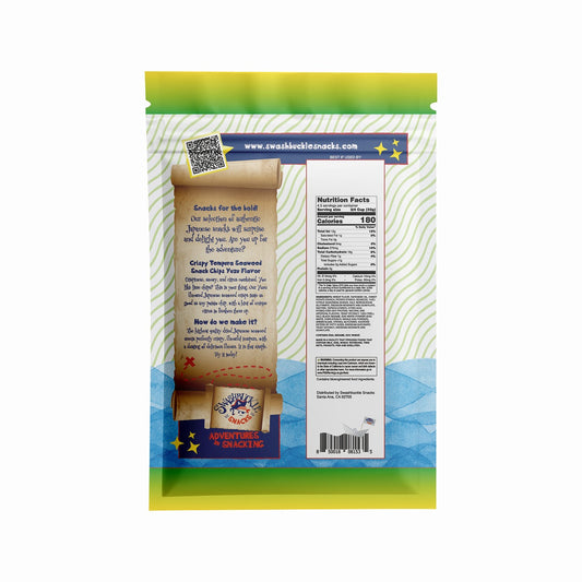 Crispy Tempura Seaweed Snack Chips Yuzu Flavor