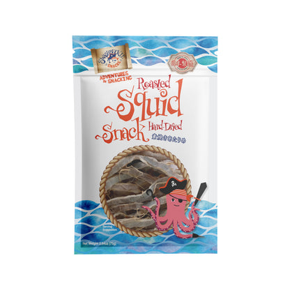 Hard-Dried Roasted Squid Snack 2.64oz (75g)