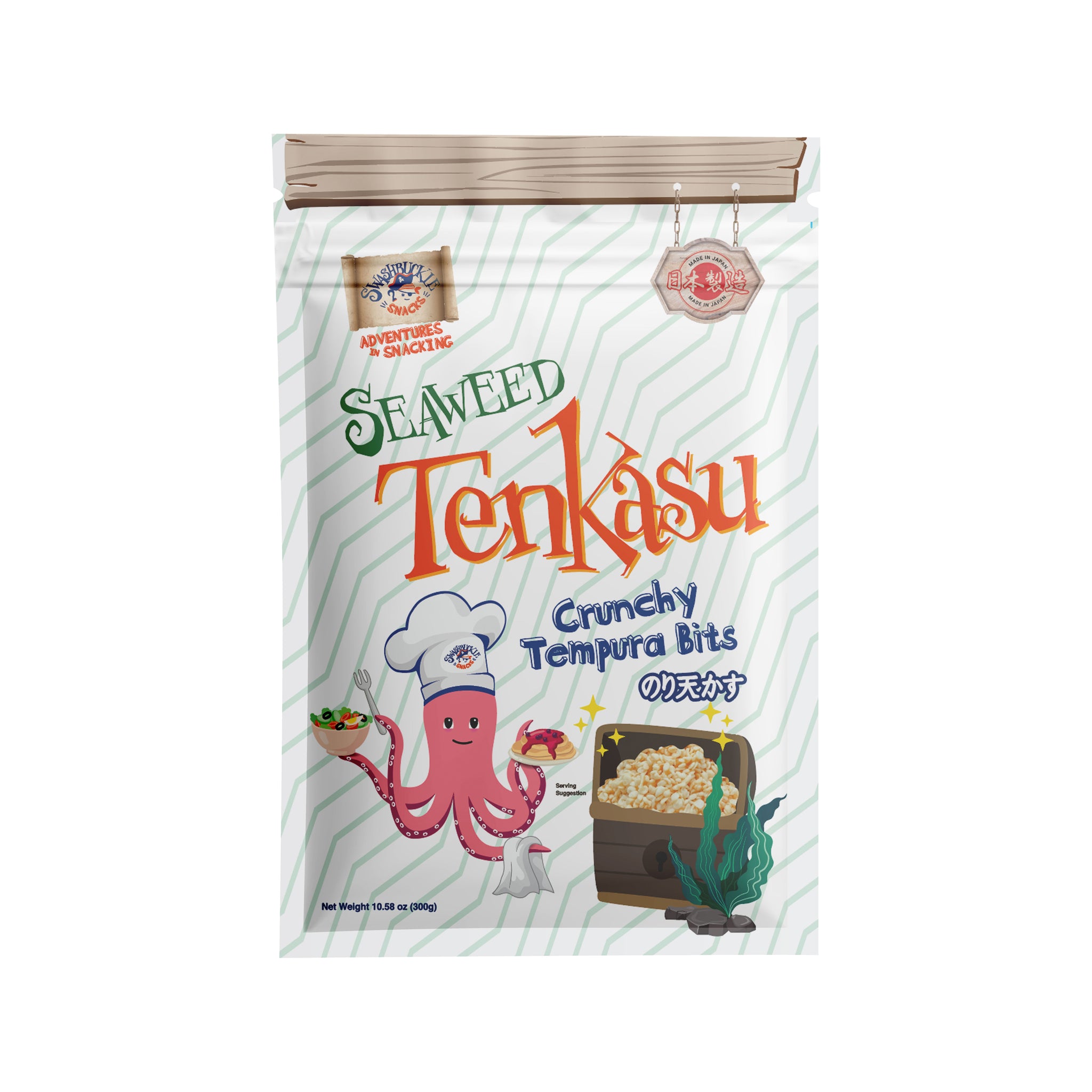 Seaweed Tenkasu Tempura Bits 10.58oz (300g) – Swashbuckle Snacks