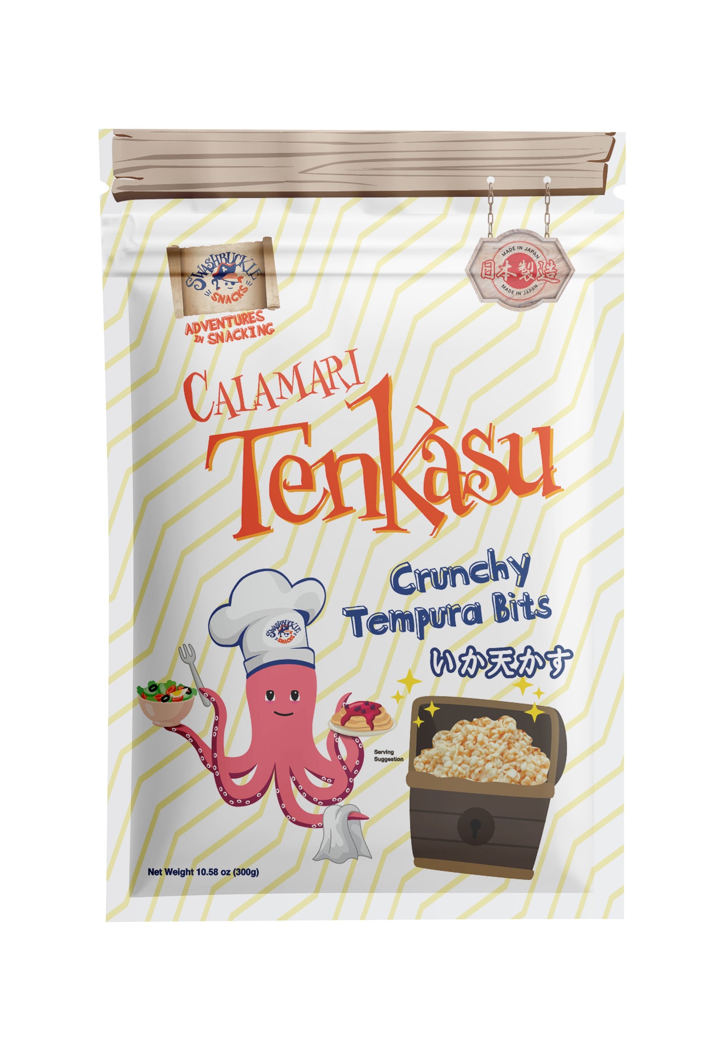 Calamari Tenkasu Tempura Bits 10.58oz (300g)
