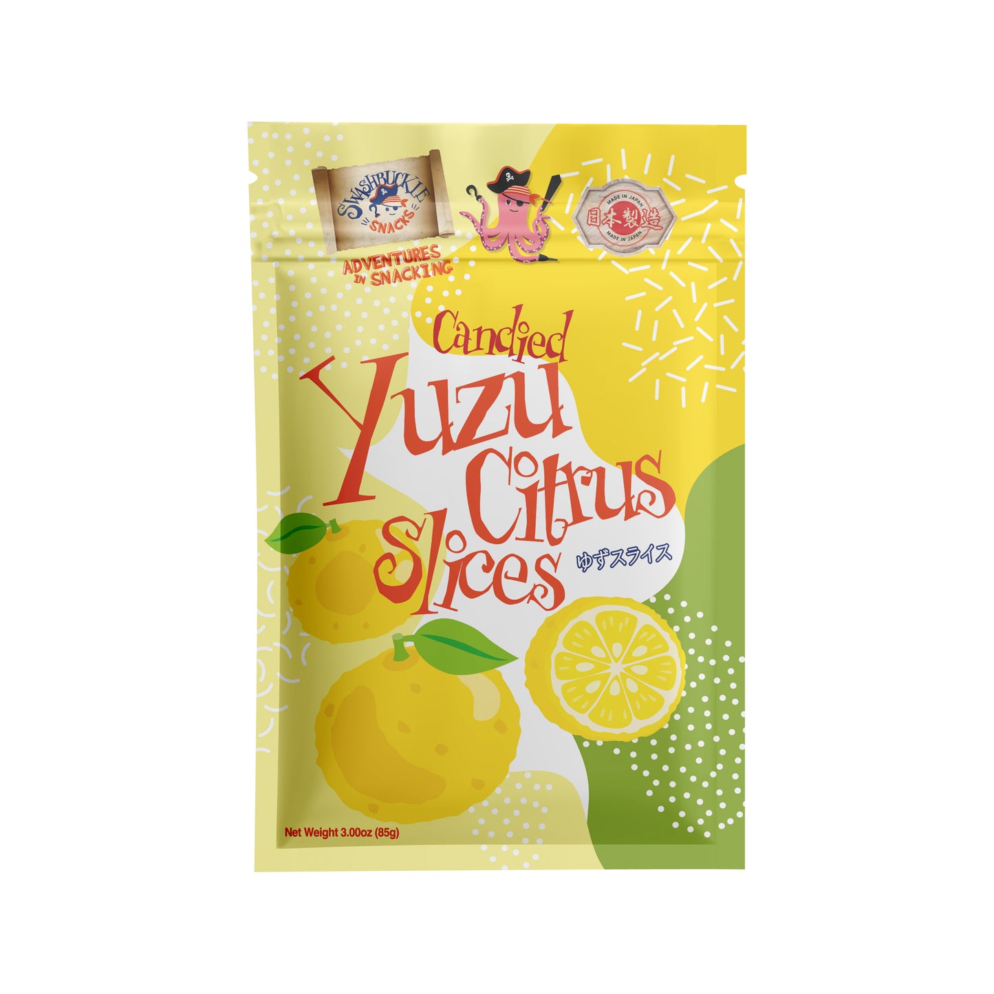Candied Yuzu Citrus Slices 3.00oz (85g)